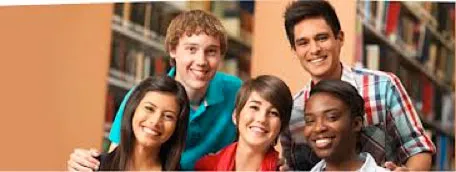 Group of teens