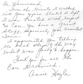 comments from patients